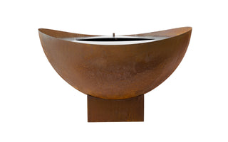 Outdoor fire pit Feu du Jardin Wave Rust, Ø 98 x 57 cm