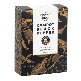 Juodieji kampoto pipirai Kampot Black Pepper, 40 gr